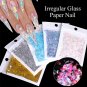 Irregular Candy Paper Nail Flakes Laser Glitter #Color 6