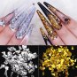 Irregular Candy Paper Nail Flakes Laser Glitter #Color 7