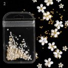 3D Acrylic Flowers Beads Nail Art Decoration Mixed #Model 02