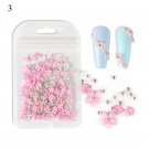 3D Acrylic Flowers Beads Nail Art Decoration Mixed #Model 03