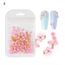 3D Acrylic Flowers Beads Nail Art Decoration Mixed #Model 04