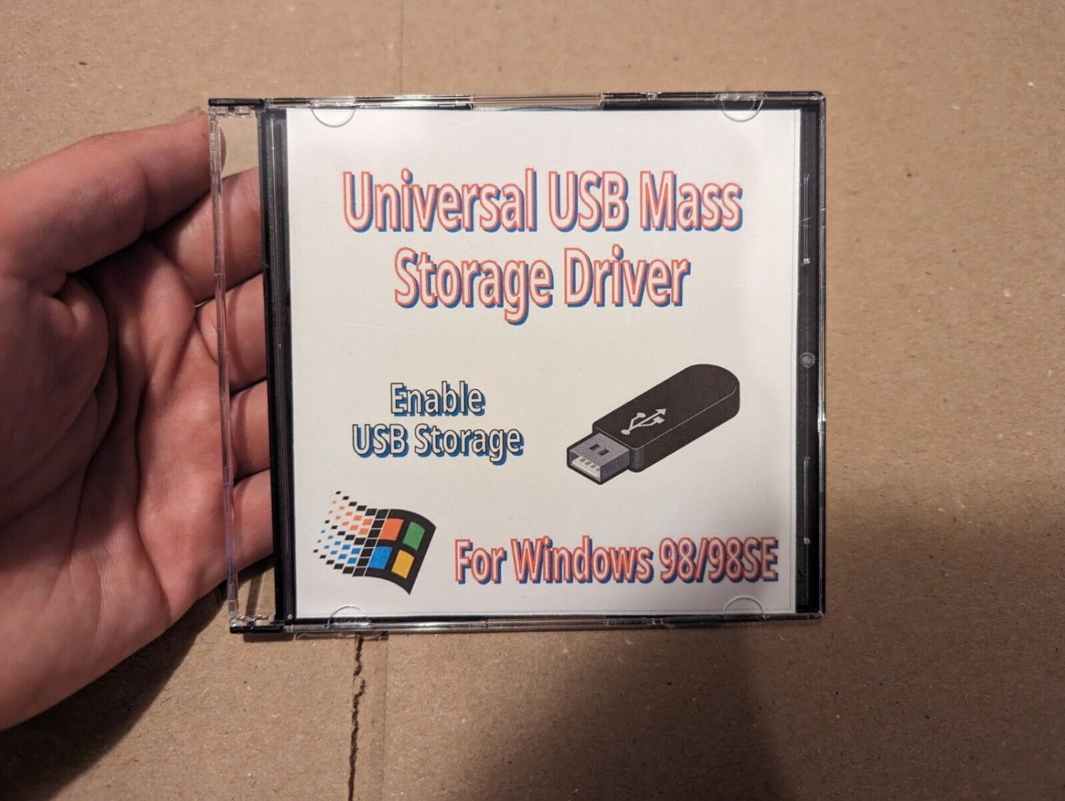 Windows 98 USB Driver CD - Enable USB Drives on Win 98!