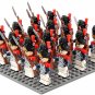 16pcs French Royal Guard Grenadier Napoleonic Wars Custom Minifigures Set