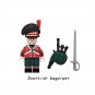 16pcs UK Scottish Bagpiper Napoleonic Wars Custom Minifigures Set