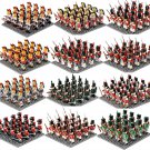Napoleonic Total Wars 7 Countries Infantry Army Collectible Minifigure Toys