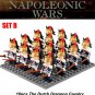Napoleonic Total Wars 7 Countries Infantry Army Collectible Minifigure Toys