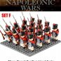 Napoleonic Total Wars 7 Countries Infantry Army Collectible Minifigure Toys