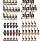 64pcs Napoleonic Wars Russian Empire Army Soliders Minifigures Toys