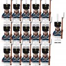 Prussian Royal Guard Grenadier Infantry 16 Minifigures Set