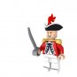 British Redcoat Troops Minifigures with Weapons and Accessories