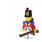 British Redcoat Troops Minifigures with Weapons and Accessories