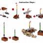 British Redcoat Troops Minifigures with Weapons and Accessories