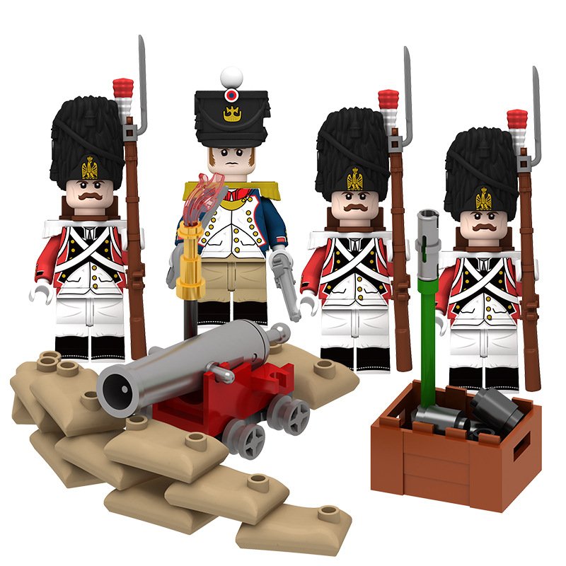 Swiss Grenadier Minifigures with Weapons and Accessories