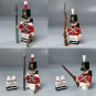 British Light Infantry Minifigures with Weapons and Accessories