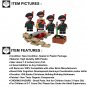 Scottish Bagpiper Minifigures with Weapons and Accessories