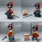 Scottish Bagpiper Minifigures with Weapons and Accessories