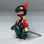 Scottish Bagpiper Minifigures with Weapons and Accessories