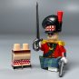 Scottish Bagpiper Minifigures with Weapons and Accessories
