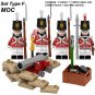 The Napoleonic Wars Battle Infantry Army Custom Minifigures Set