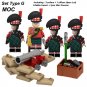 The Napoleonic Wars Battle Infantry Army Custom Minifigures Set