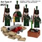 The Napoleonic Wars Battle Infantry Army Custom Minifigures Set