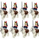 16pcs Mounted French Cuirassiers Minifigures Set Toys