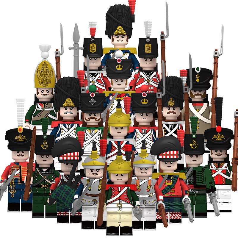 20pcs Different Countries Army Soliders Collectible Mininfigures