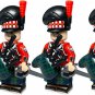 21pcs Napoleonic Wars Officer & Scottish Bagpipers Army Minifigures