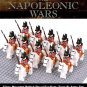 44pcs Mounted British Royal Fusiliers Napoleonic Wars Custom Minifigures