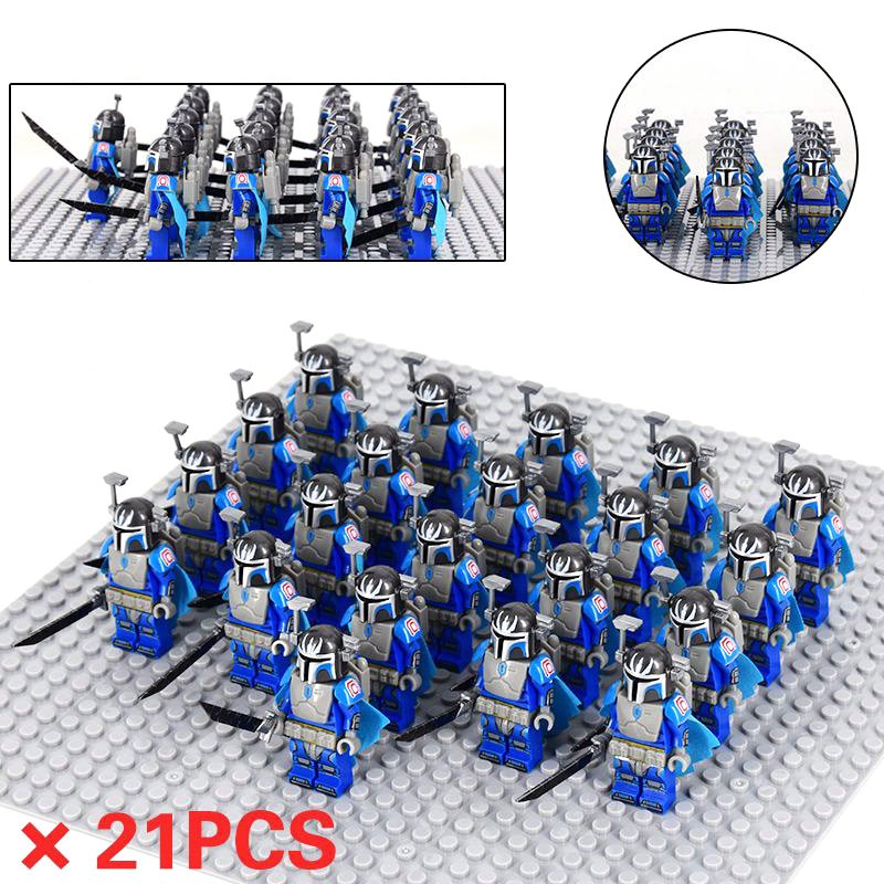 Star wars Mandalorian Death Watch Army Set C 21 Minifigures Lot