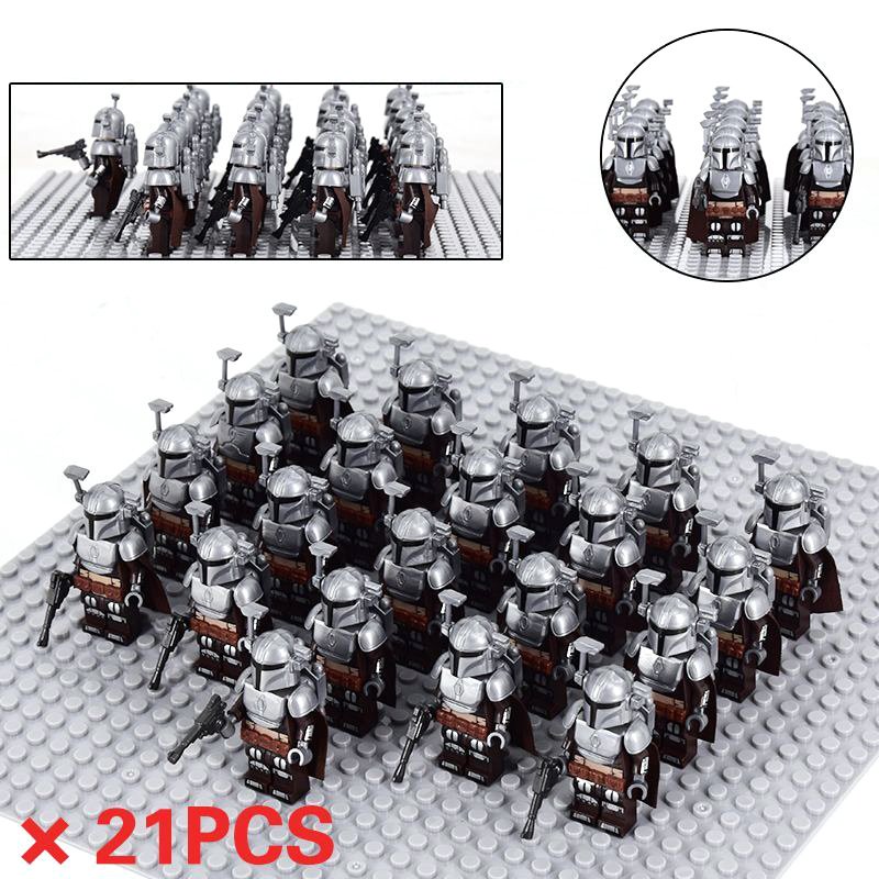 Star wars Mandalorian Death Watch Army Set A 21 Minifigures Lot
