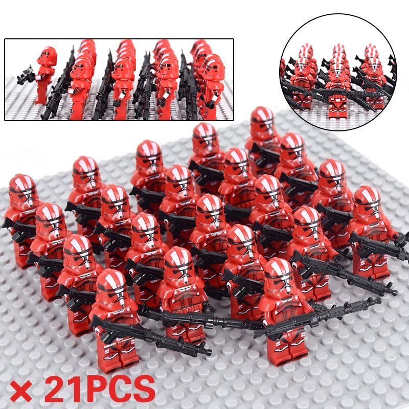 Star Wars Crimson Stormtrooper Army Set 21 Minifigures Lot