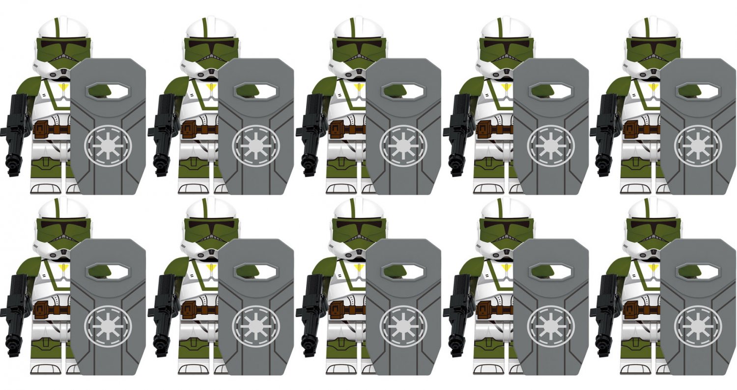 10pcs Clone Commander Doom A Star Wars Minifigure Toys