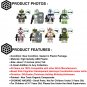 8pcs Assortment Clone Commanders Collection Minifigure Toys