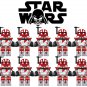 10pcs Clone Commander Ganch Star Wars Minifigure Toys