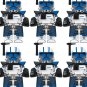 10pcs Jedi General Sev's ARC trooper Star Wars Minifigure Toys