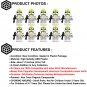 10pcs 327th Battalion Clone jet Troopers Star Wars Minifigure Toys