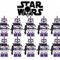 10pcs 187th Legion Clone Trooper Army Star Wars Custom Minifigures