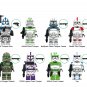 8pcs Assortment Clone Soliders Star Wars Minifigure Toys