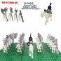 Medieval Skeleton Knights Army Set Collectible Minifigure Toys