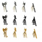 12pcs Skeleton Knights with Heavy Weapons Minifigure Toys