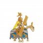 Mounted Skeleton Horses Gold Knights Army Set Minifigures Toys