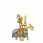 Mounted Skeleton Horses Gold Knights Army Set Minifigures Toys