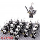 21pcs Black Eagle Knights Sword Infantry DIY MinifigureSets A