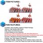 Castle Red Lion Knights Army Set 84 Collectible Minifigures