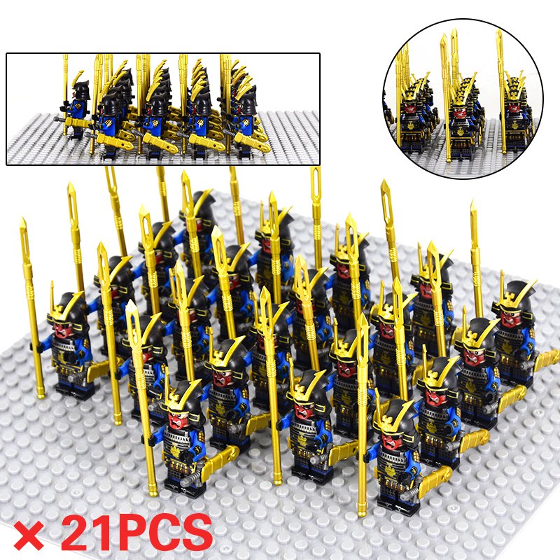 Japanese Samurai Warriors Custom 21 Minifigures Sets G