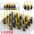 Japanese Samurai Warriors Custom 21 Minifigures Sets G