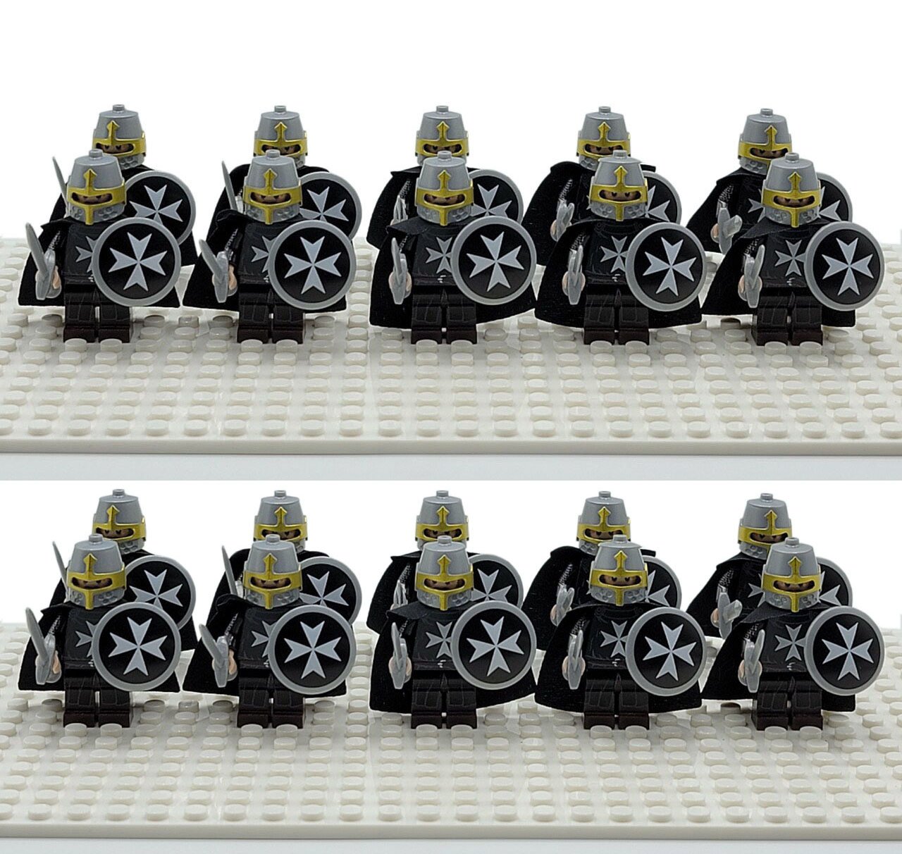 20pcs/set Knights Hospitallers Custom Minifigure Toys