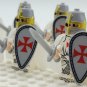 20pcs/set Knight Templars Custom Minifigure Toys