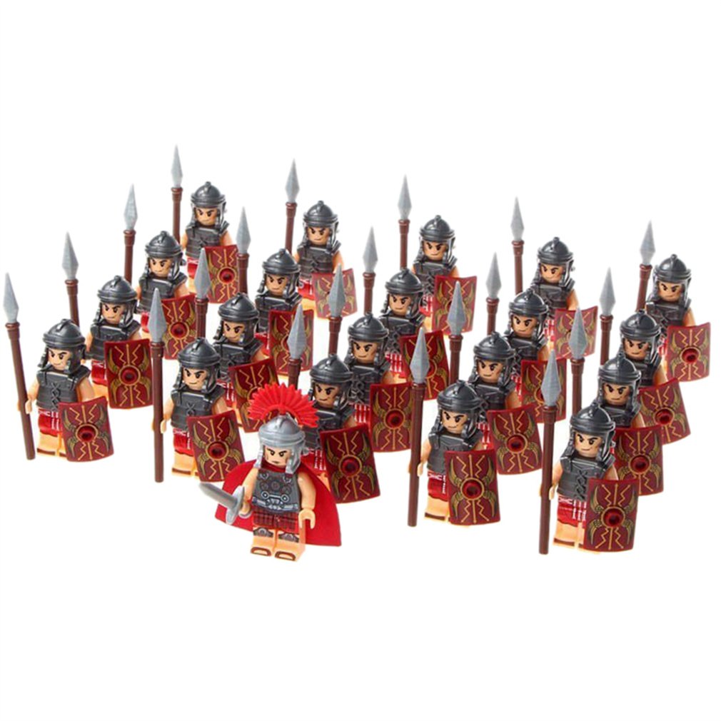 21pcs Roman Legion Soldiers (Pyrrhic War) Custom Minifigures Toys